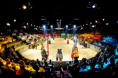 Medieval times chicago - Reviewed this attraction. Mindy L. Rockford, Illinois. 1. Vote. There is a lot of free parking, but the best way is to drop off the rest of your party at the front door because there is usually a long waiting line similar to Disney. Then you or …